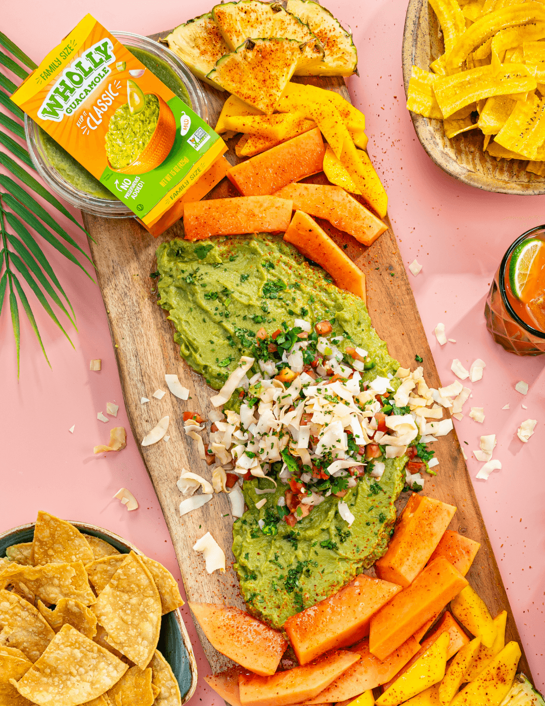 Tropical Guacamole Party Board